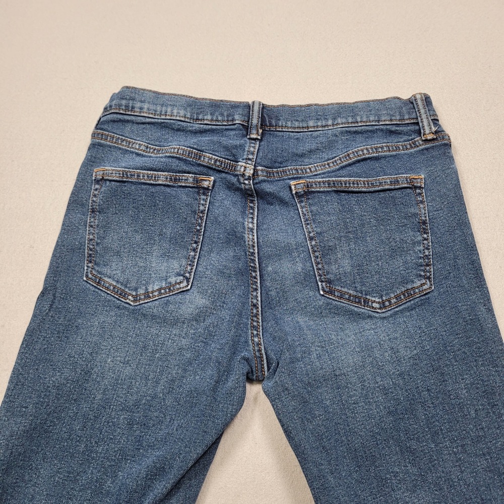 Old Navy Kids Boot Cut Built In Flex Blue Jeans 14 Plus Medium Wash Denim - Picture 6 of 12